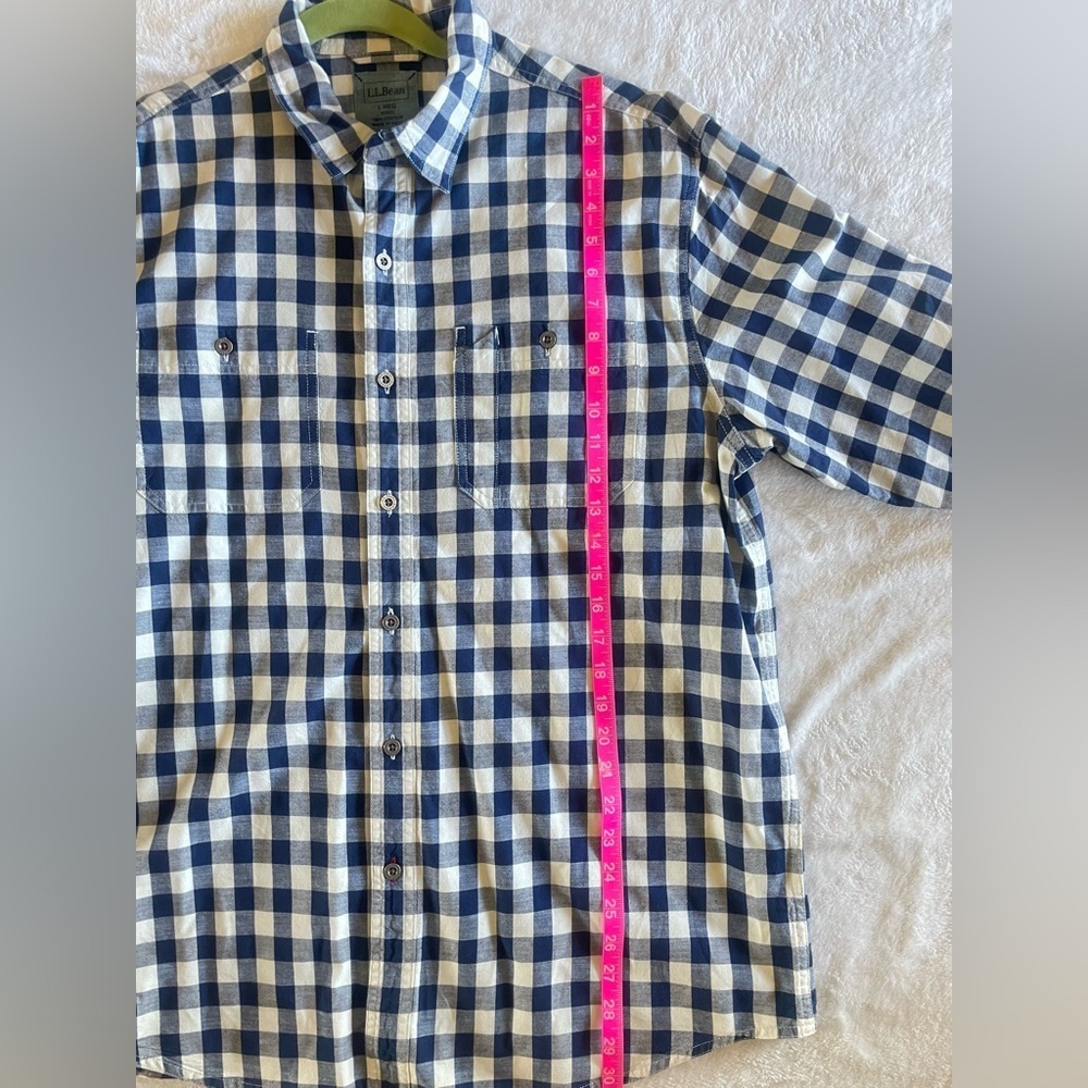Mens LL Bean Button Down shirt size large Old Money Preppy Business style - Picture 7 of 9
